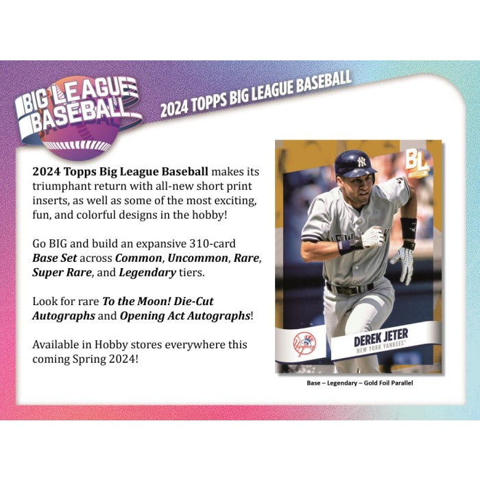 2024 Topps Big League Baseball Hobby 20-Box Case Pre-Sale