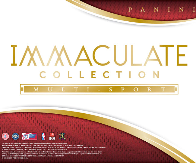 2015 Panini Immaculate Collegiate Multi-Sport Edition Hobby Box