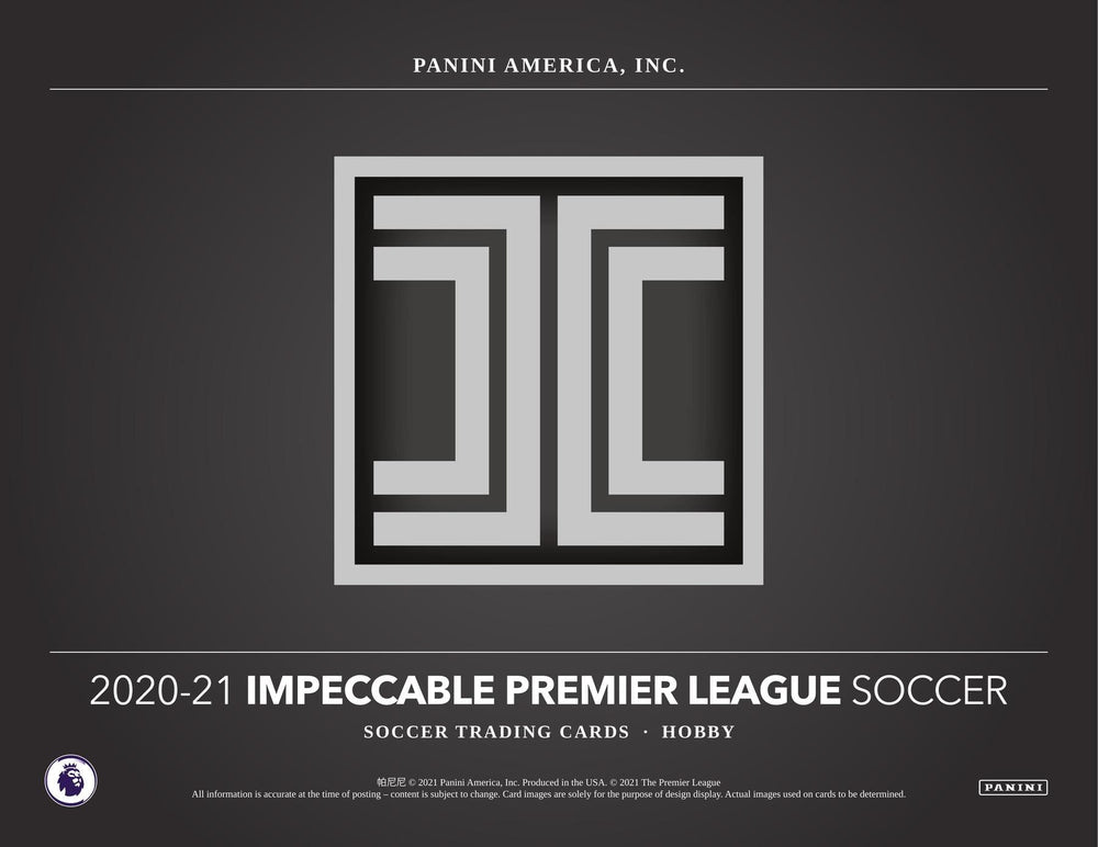 2020/21 Panini Impeccable Hobby Box - Soccer