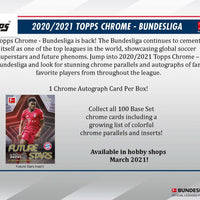 2020/21 Topps Bundesliga Chrome Hobby Box - Soccer