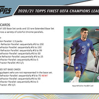 2020/21 Topps Finest UEFA Champions League Hobby Box - Soccer