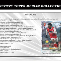 2020/21 Topps UEFA Champions League Merlin Chrome Hobby Box - Soccer