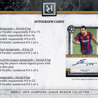 2020/21 Topps UEFA Champions League Museum Collection Hobby Box - Soccer