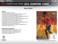 
              2020/21 Topps UEFA Stadium Club Chrome Hobby Box - Soccer
            