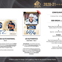 2020/21 Upper Deck SP Authentic Hobby Box - Hockey