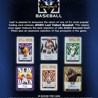 2020 Leaf Valiant Hobby Box - Baseball