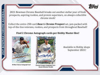 
              2021 Bowman Chrome Hobby Box - Baseball
            