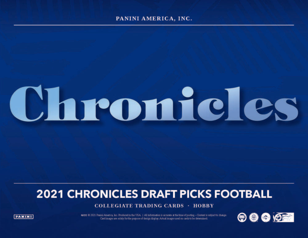 2021 Panini Chronicles Draft Picks Collegiate Hobby Box - Football