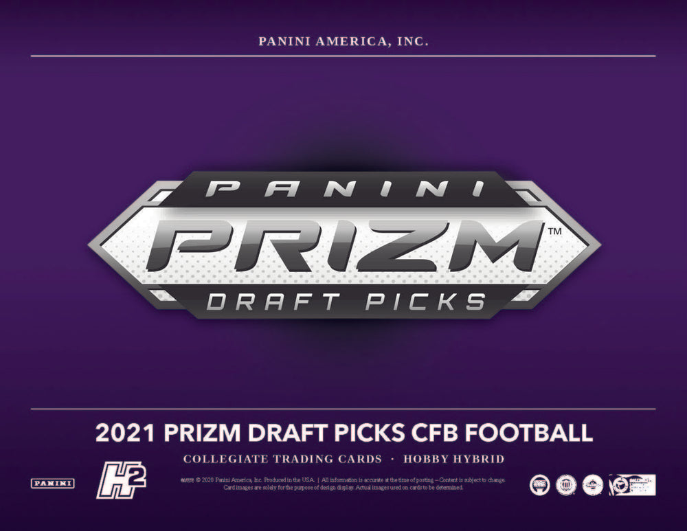 2021 Panini Prizm Draft Picks Collegiate H2 Hobby Box - Football