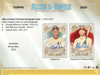 
              2021 Topps Allen & Ginter Chrome Hobby Box - Baseball
            