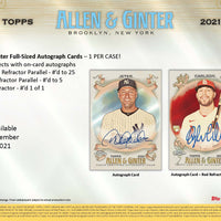 2021 Topps Allen & Ginter Chrome Hobby Box - Baseball