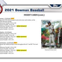 2021 Topps Bowman Jumbo HTA Hobby Box - Baseball