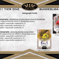 2021 Topps Bundesliga Tier One Hobby Box - Soccer