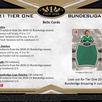 2021 Topps Bundesliga Tier One Hobby Box - Soccer