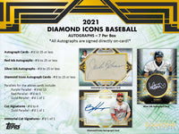 
              2021 Topps Diamond Icons Hobby Box - Baseball
            