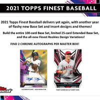 2021 Topps Finest Hobby Box - Baseball