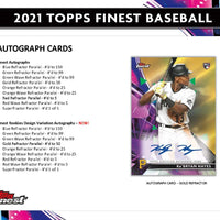 2021 Topps Finest Hobby Box - Baseball