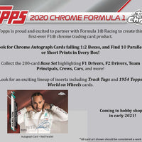 2021 Topps Formula 1 Chrome Hobby Box - Racing