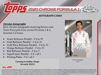 
              2021 Topps Formula 1 Chrome Hobby Box - Racing
            