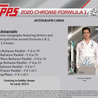 2021 Topps Formula 1 Chrome Hobby Box - Racing