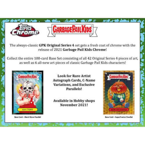 2021 Topps Garbage Pail Kids Chrome Hobby Box