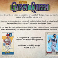 2021 Topps Gypsy Queen Hobby Box - Baseball