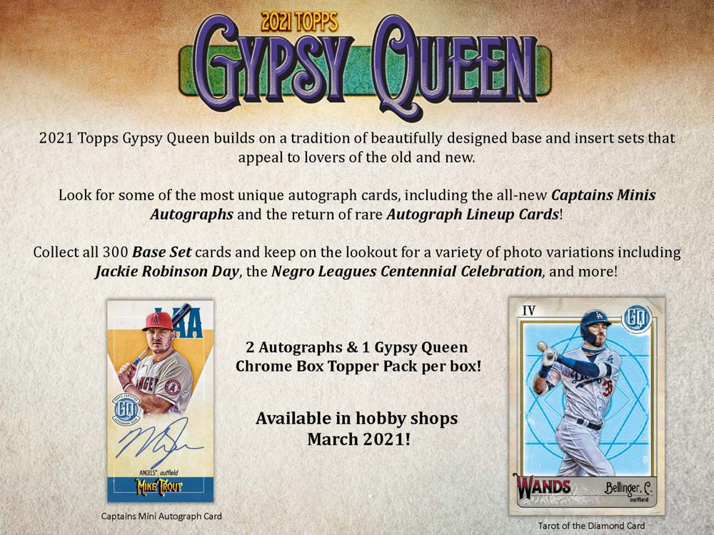 2021 Topps Gypsy Queen Hobby Box - Baseball