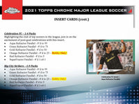 
              2021 Topps MLS Chrome Hobby Box - Soccer
            