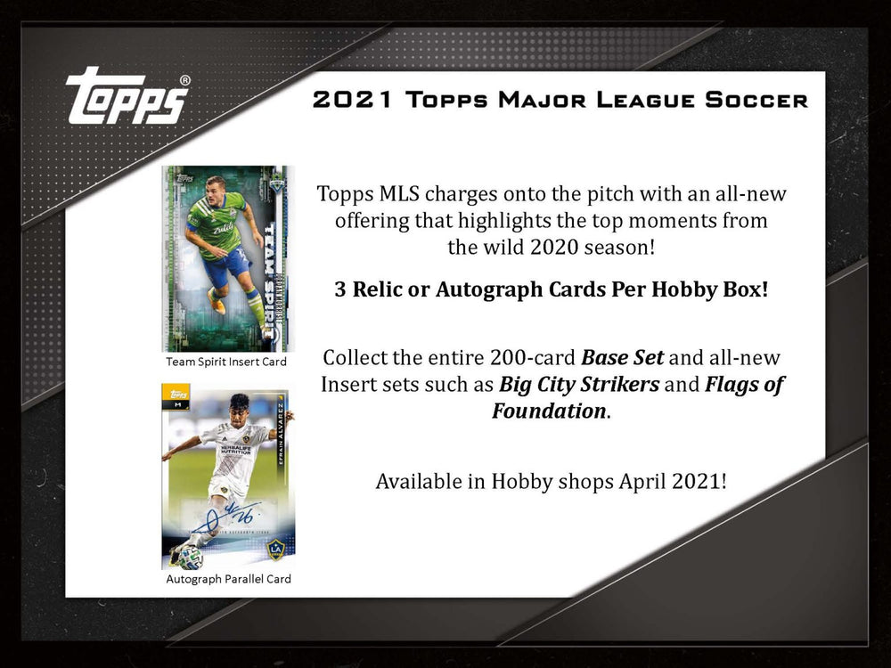 2021 Topps MLS Hobby Box - Soccer