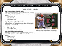 
              2021 Topps Museum Collection Hobby Box - Baseball
            