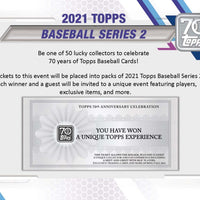 2021 Topps Series 2 Baseball Hobby Box - Baseball