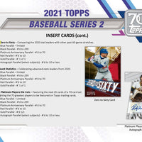 2021 Topps Series 2 Baseball Hobby Box - Baseball