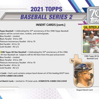 2021 Topps Series 2 Baseball Hobby Box - Baseball