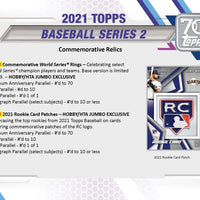 2021 Topps Series 2 Baseball Hobby Box - Baseball