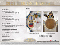 
              2021 Topps Tier One Hobby Box - Baseball
            