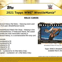 2021 Topps WWE Road to Wrestlemania Hobby Box - Wrestling