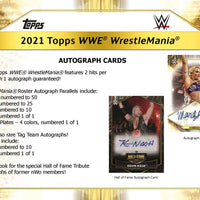 2021 Topps WWE Road to Wrestlemania Hobby Box - Wrestling