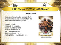 
              2021 Topps WWE Road to Wrestlemania Hobby Box - Wrestling
            