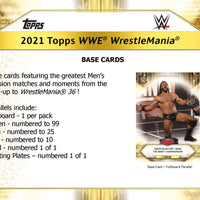 2021 Topps WWE Road to Wrestlemania Hobby Box - Wrestling