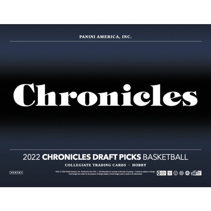 2022-23 Panini Chronicles Draft Picks Collegiate Basketball Hobby Box