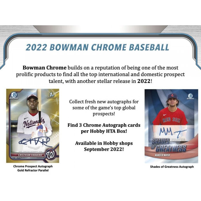 2022 Bowman Chrome HTA Choice Box