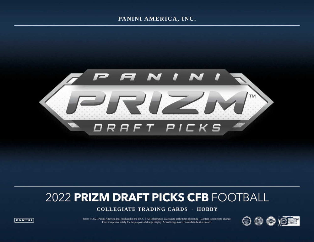 2022 Panini Prizm Draft Picks Collegiate Football Hobby Box