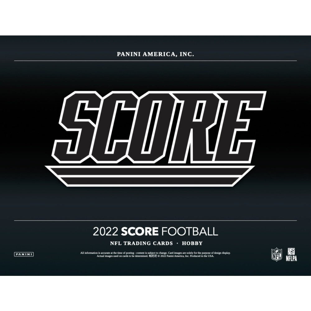 2022 Panini Score Football Hobby Box