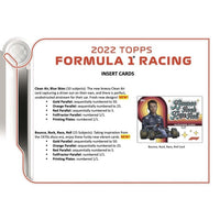 
              2022 Topps Formula 1 Flagship Racing Hobby Box
            