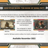 2022 Topps Star Wars Book of Boba Fett Hobby Box