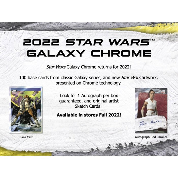 2022 Topps Star Wars Chrome Galaxy Hobby Box Case