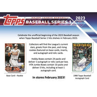 2023 Topps Series 1 Baseball Hobby 12 Box Case