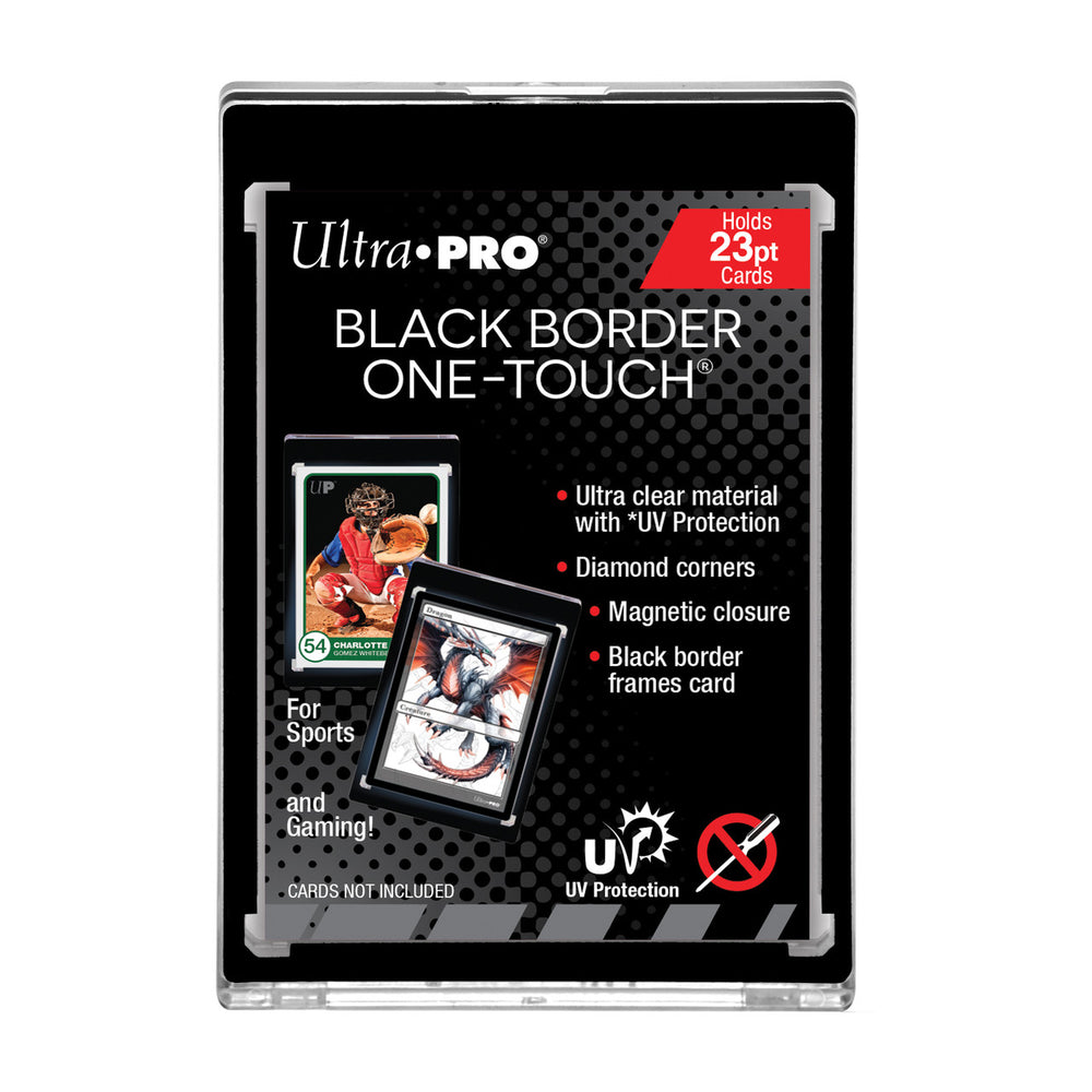 23-PT Ultra Pro Black Border Magnetic UV Protect One-Touch