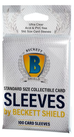 Beckett Shield Standard Card Soft Sleeves Pack - Supplies