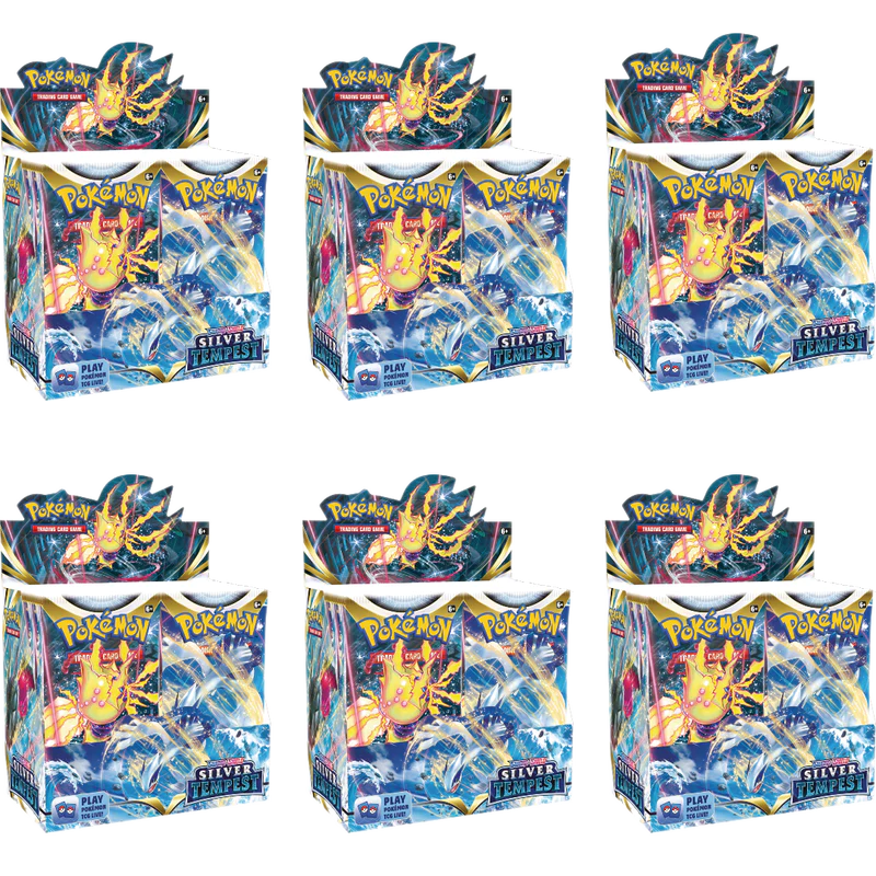 Pokemon Sword and Shield 12 Silver Tempest Booster Box Case